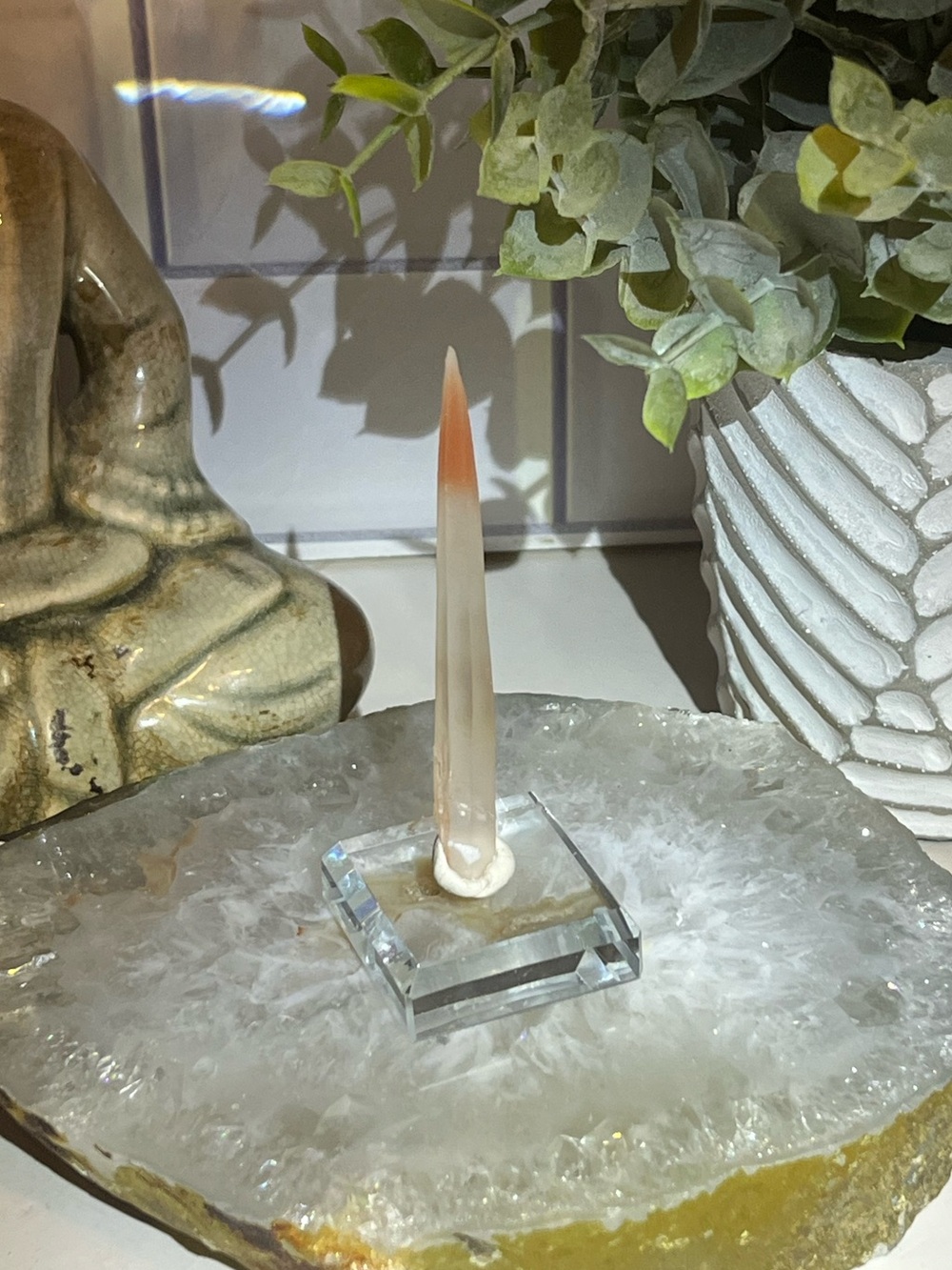 Tessin Orange Quartz Point